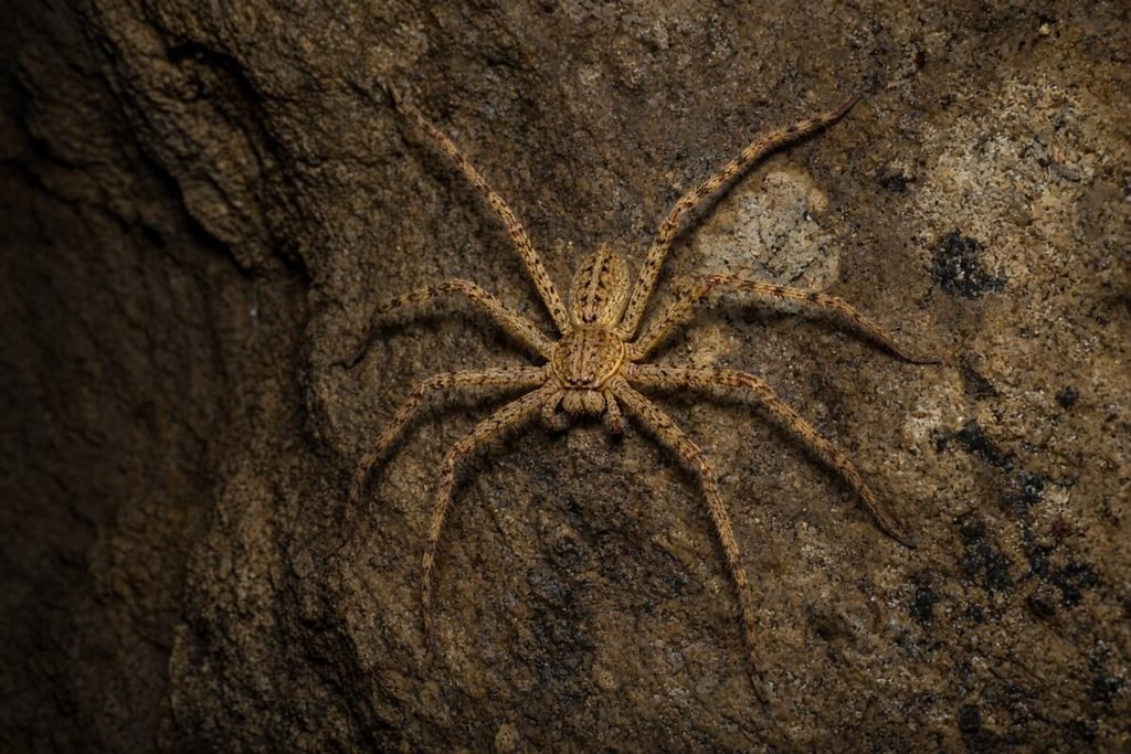 Aranha-caçadora-gigante (Heteropoda maxima)