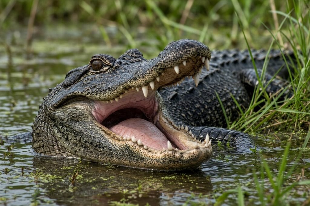 Jacaré-americano (Alligator mississippiensis)