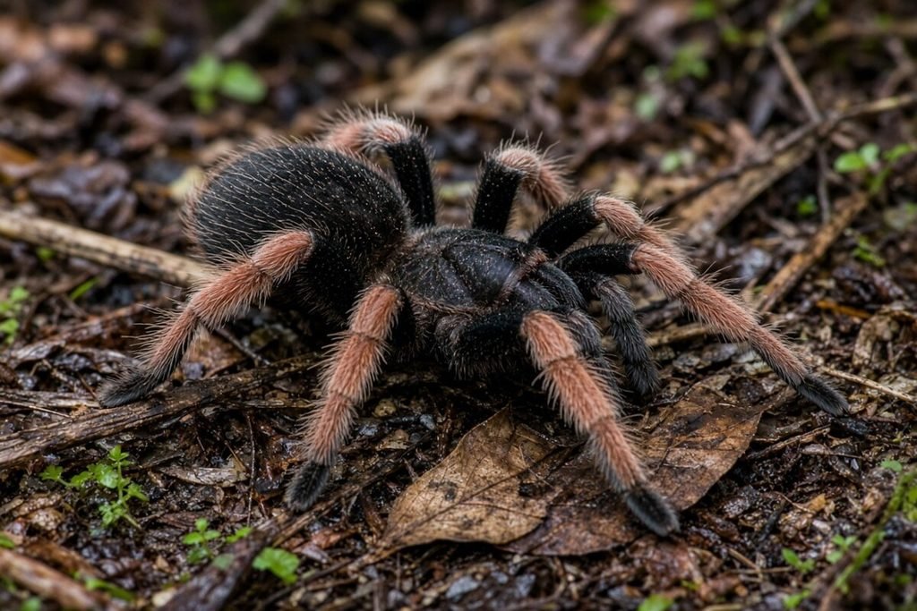 Caranguejeira-rosa-salmão-brasileira (Lasiodora parahybana)