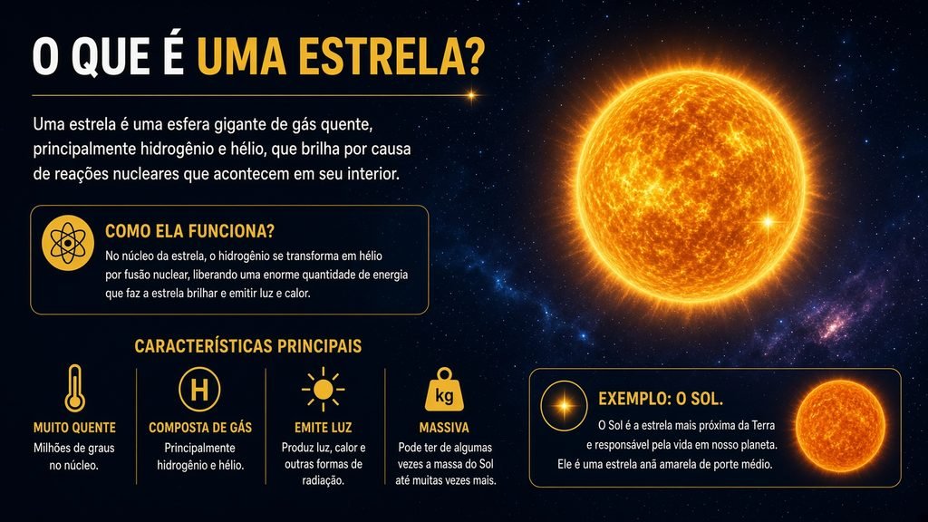 O que é uma estrela