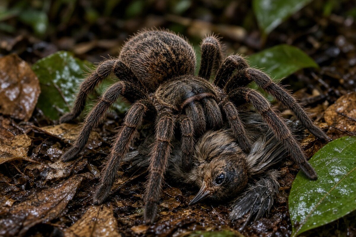 As 10 Maiores Aranhas do Mundo (A Nº 1 Quase Nunca Come Pássaro)
