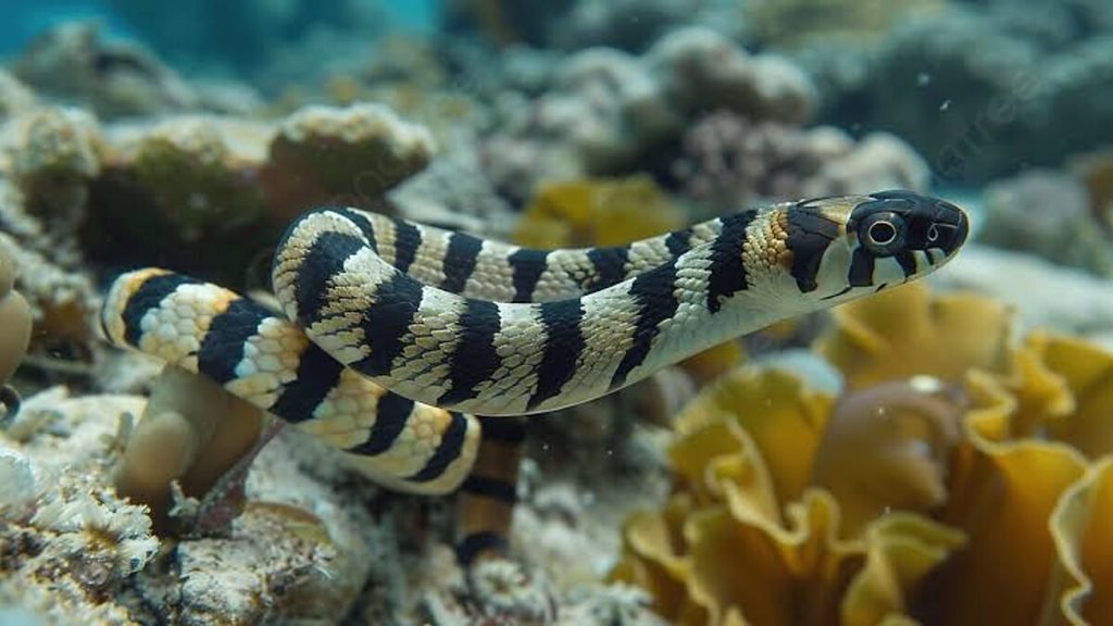 Cobra-marinha-de-bico (Hydrophis schistosus)